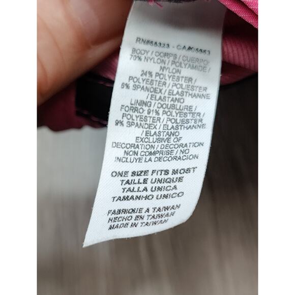 NIKE Womens Hat Cap Hat Golf Pink One Size Adjustable Lightweight Clean 619764 - Picture 8 of 9